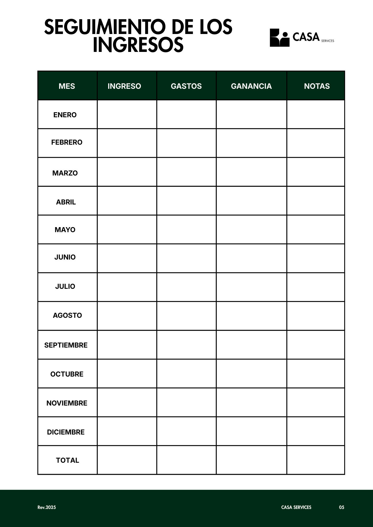 Finanzas en Orden – CASA Services