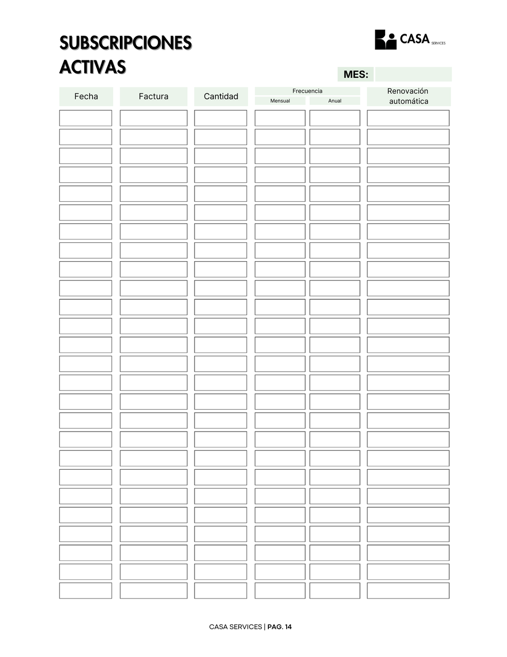 Control de Pagos Mensuales – Sistema Simple para No Olvidar Pagos