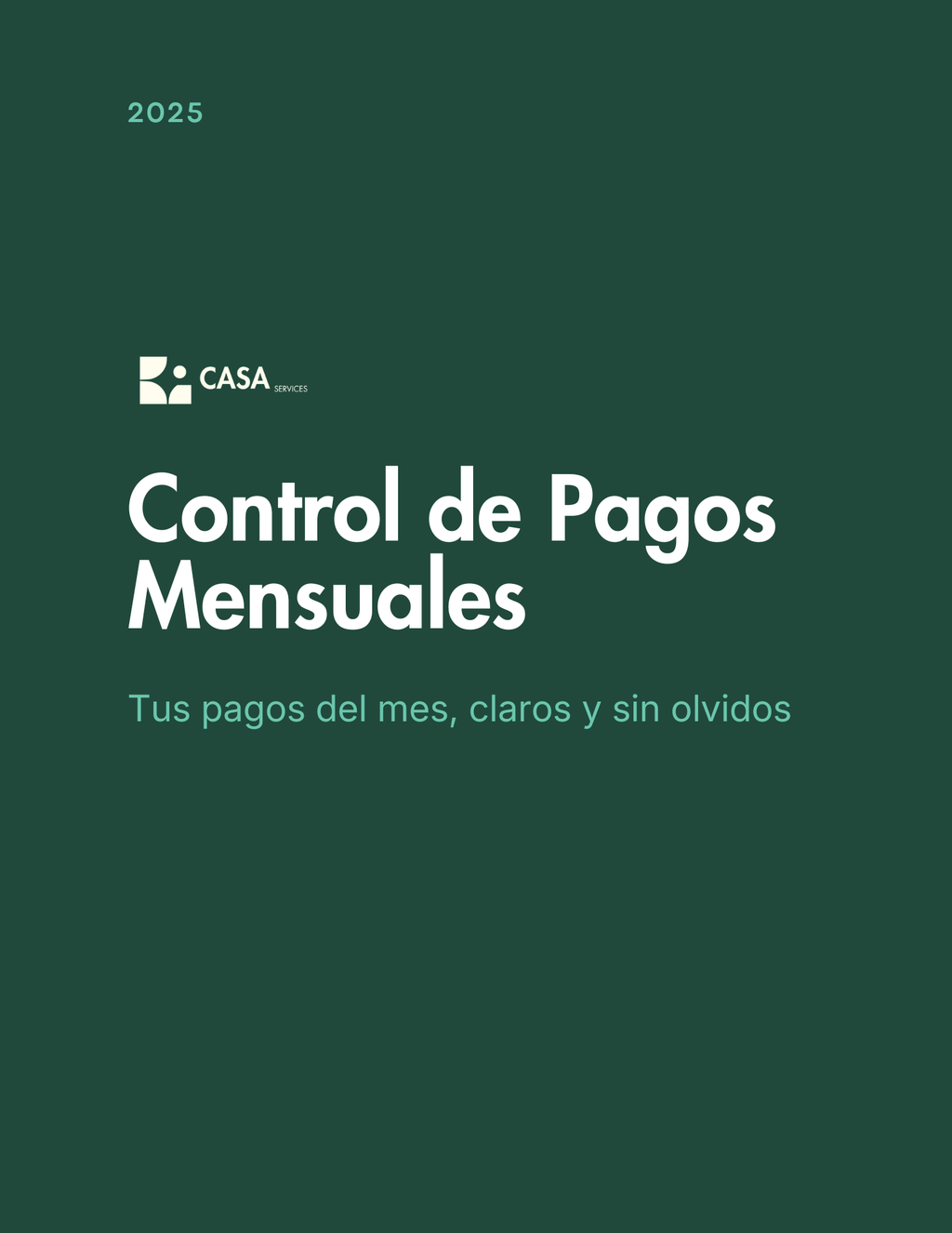 Control de Pagos Mensuales – Sistema Simple para No Olvidar Pagos